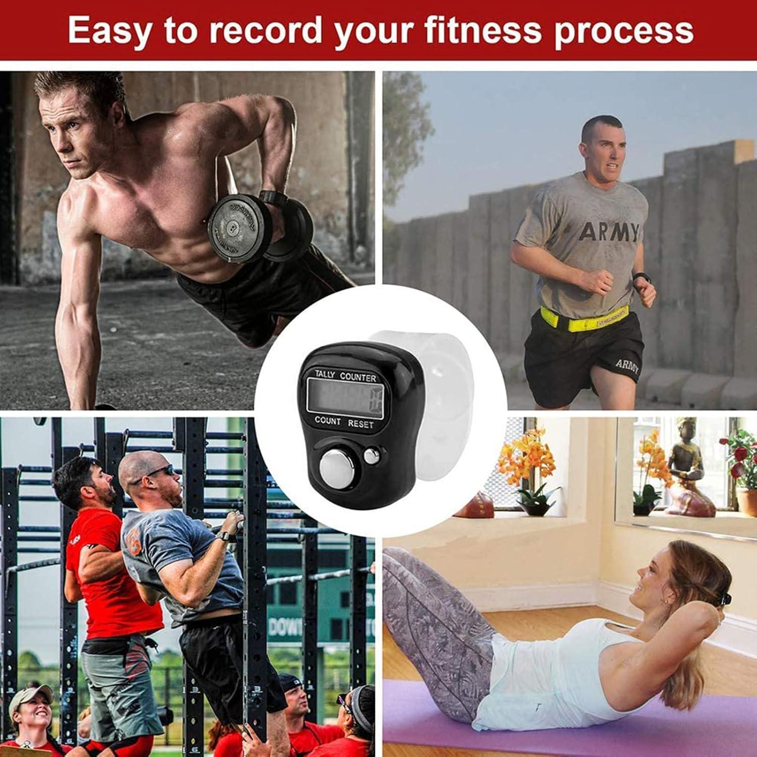 Contador Digital de Dedos FIOTOK 5 Dígitos Ajustable