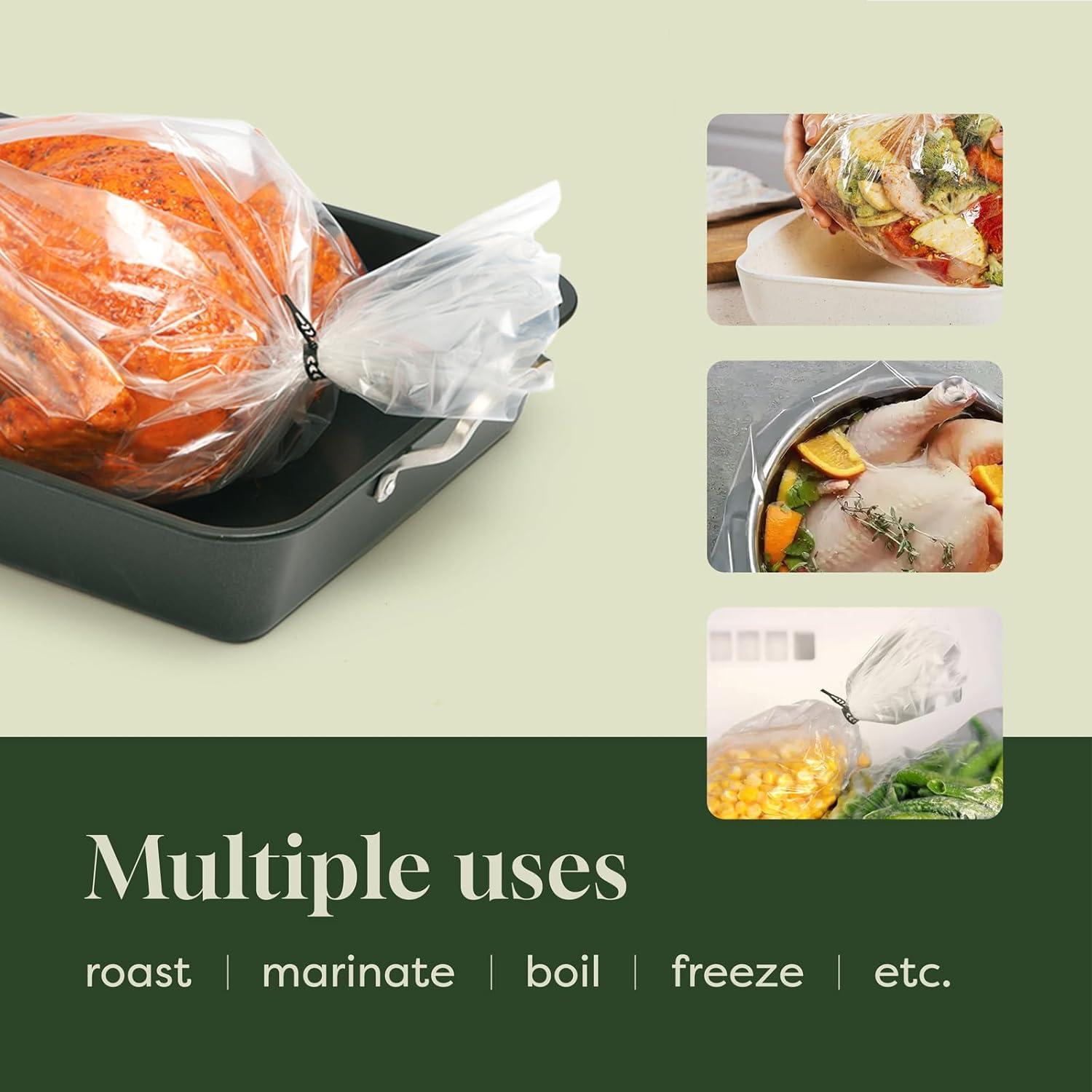 Bolsas para horno Oasier 25 unidades 40.6x44.5 cm resistentes