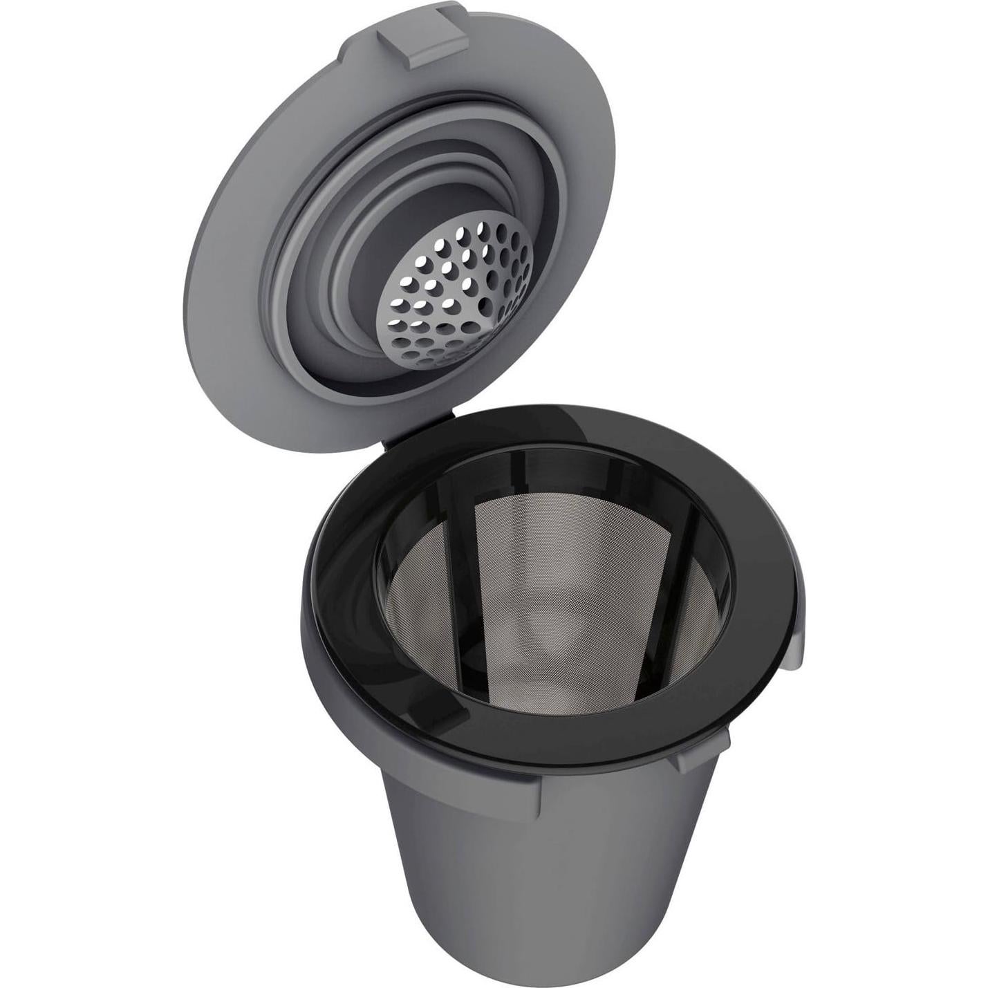 Cafetera Cuisinart HomeBarista Filtro Reutilizable Gris