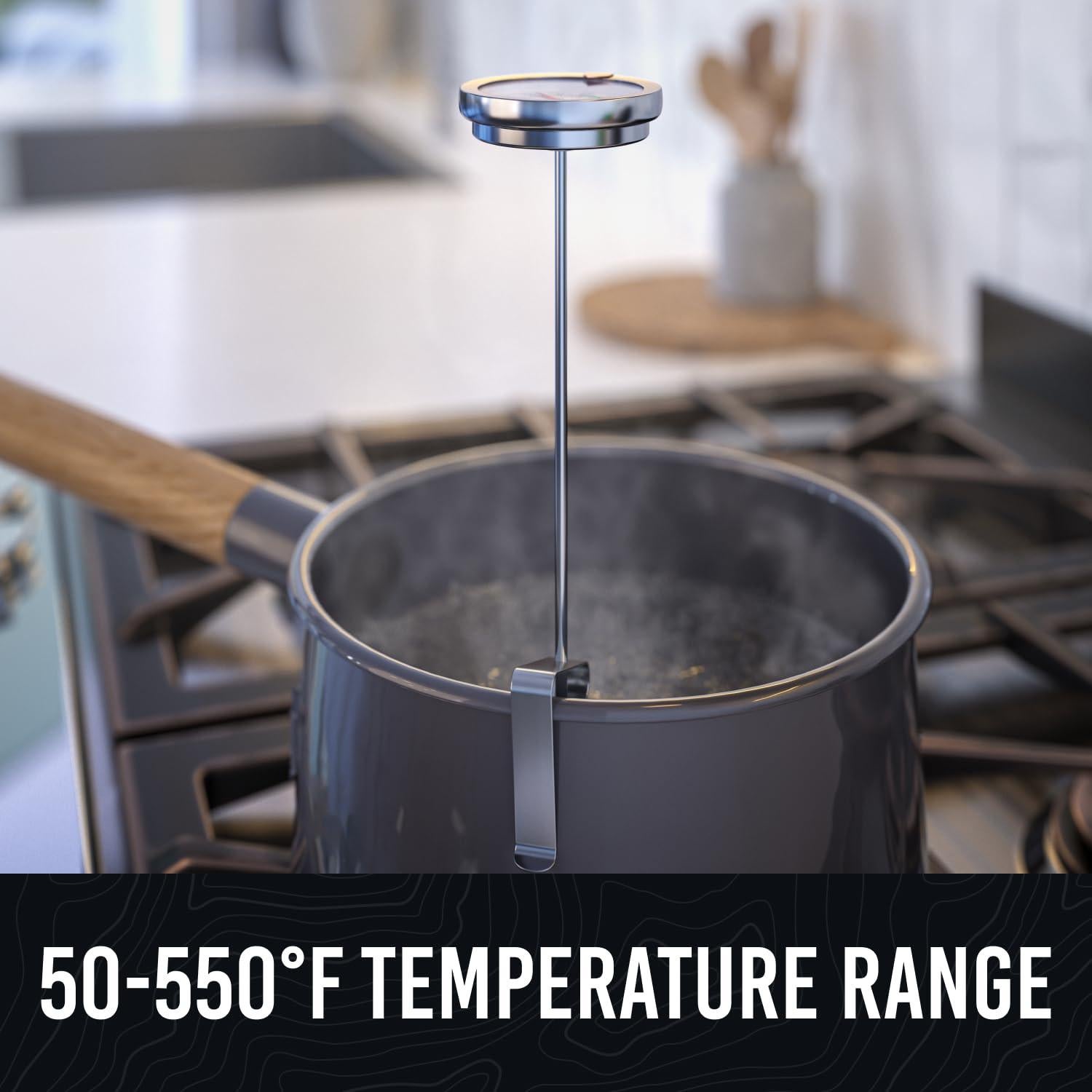 Termómetro de Caramelo Craft911 - Paquete de 2 - 20.32 cm