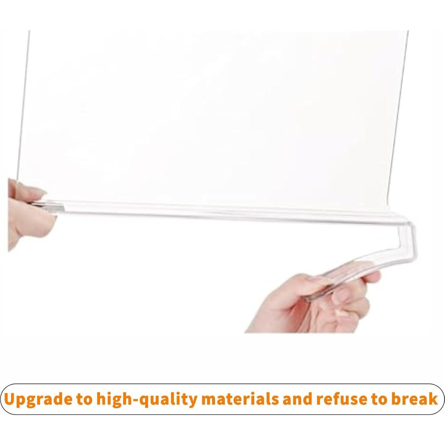 Divisores de Estante Acrílico Cq - Paquete de 2 para Closet