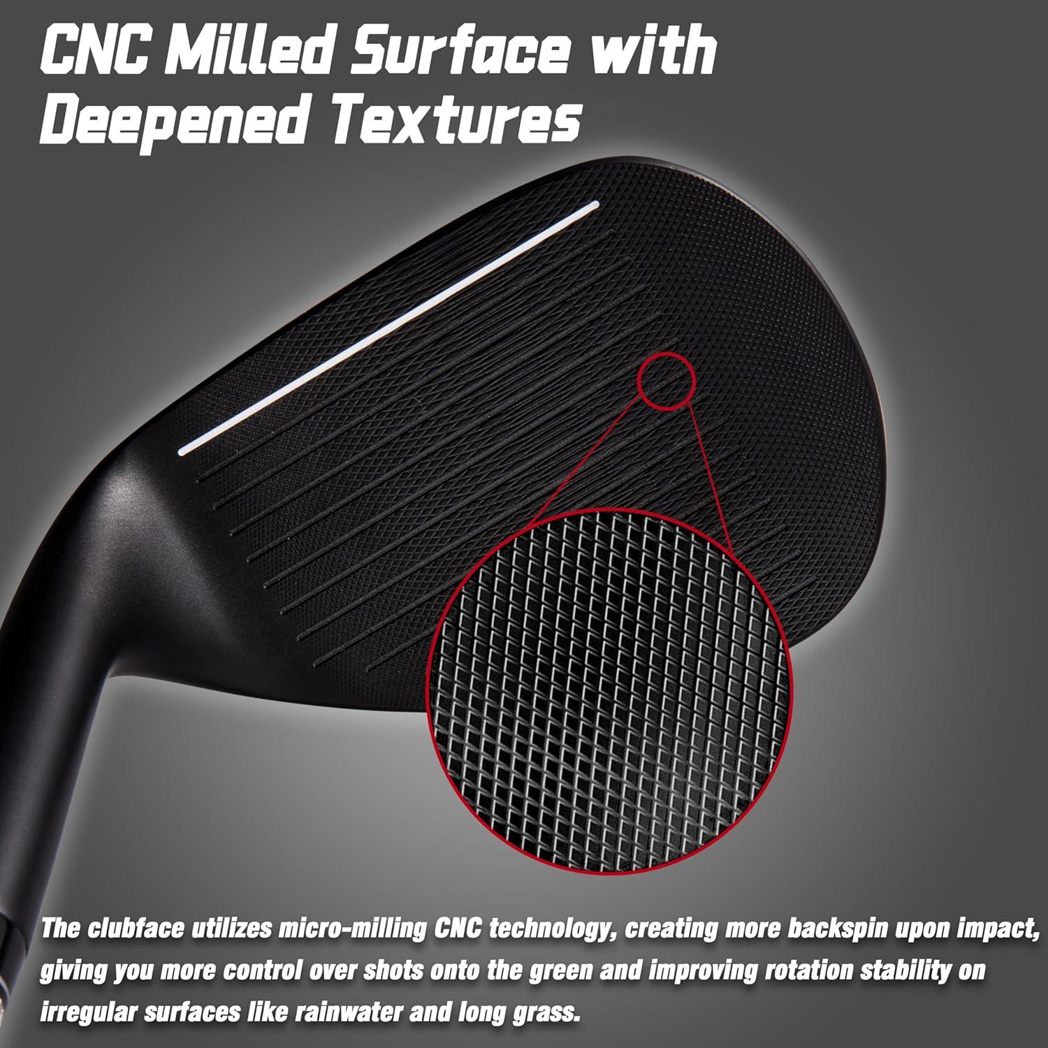 Wedge de Golf PGM 72° Acero Inoxidable Antideslizante