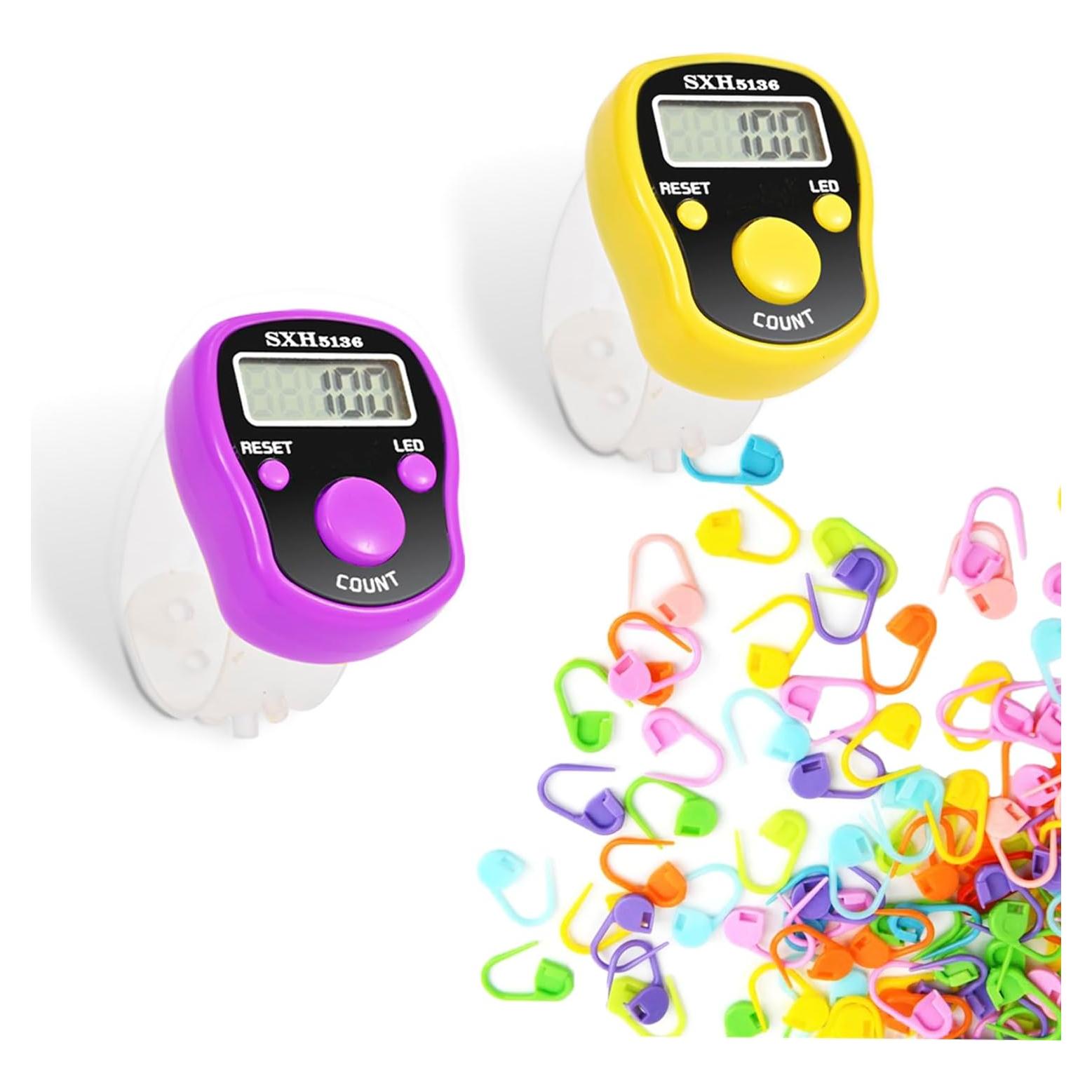 Contadores de Puntos Digitales TESEAS 2 Pcs LED + 50 Marcadores