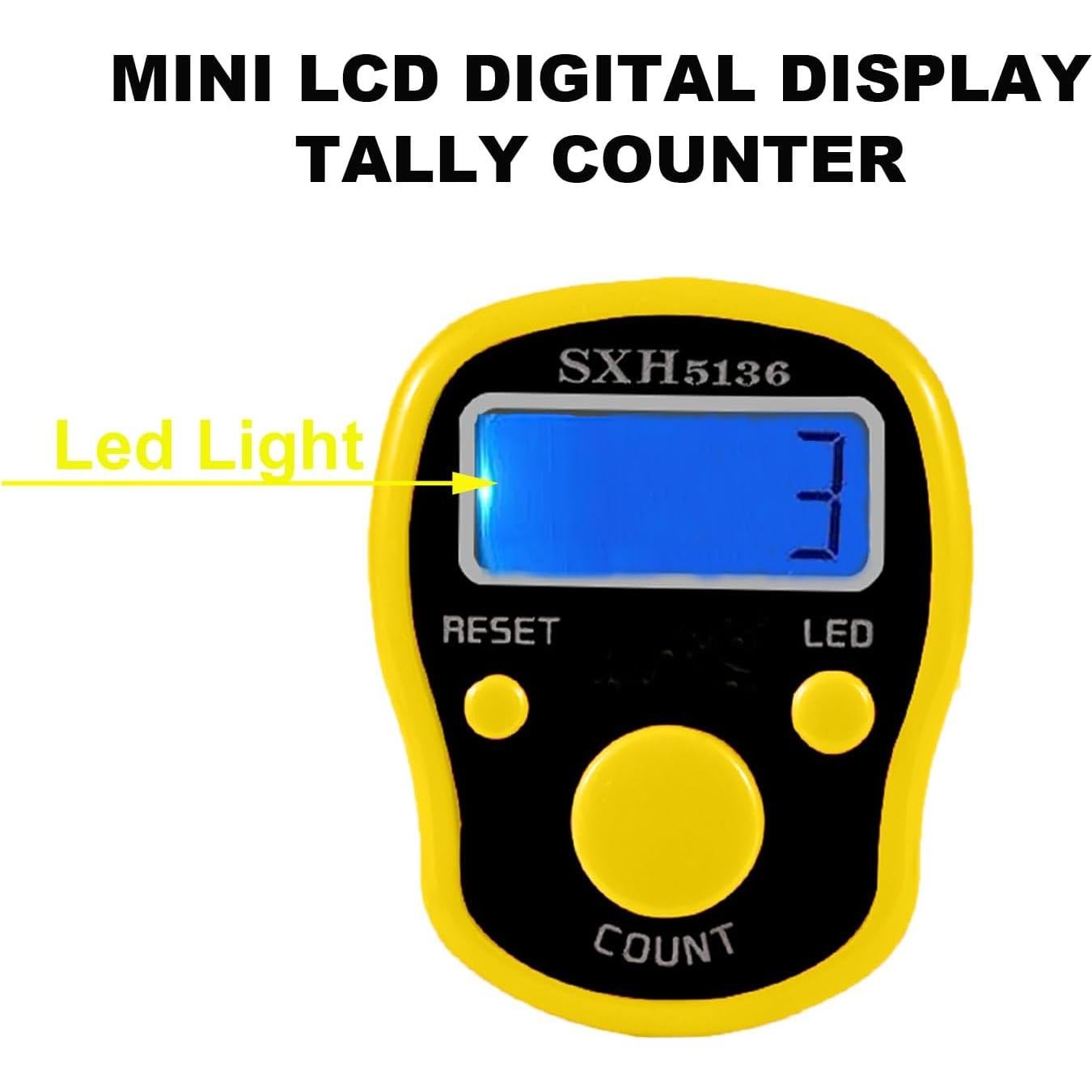 Contadores de Puntos Digitales TESEAS 2 Pcs LED + 50 Marcadores