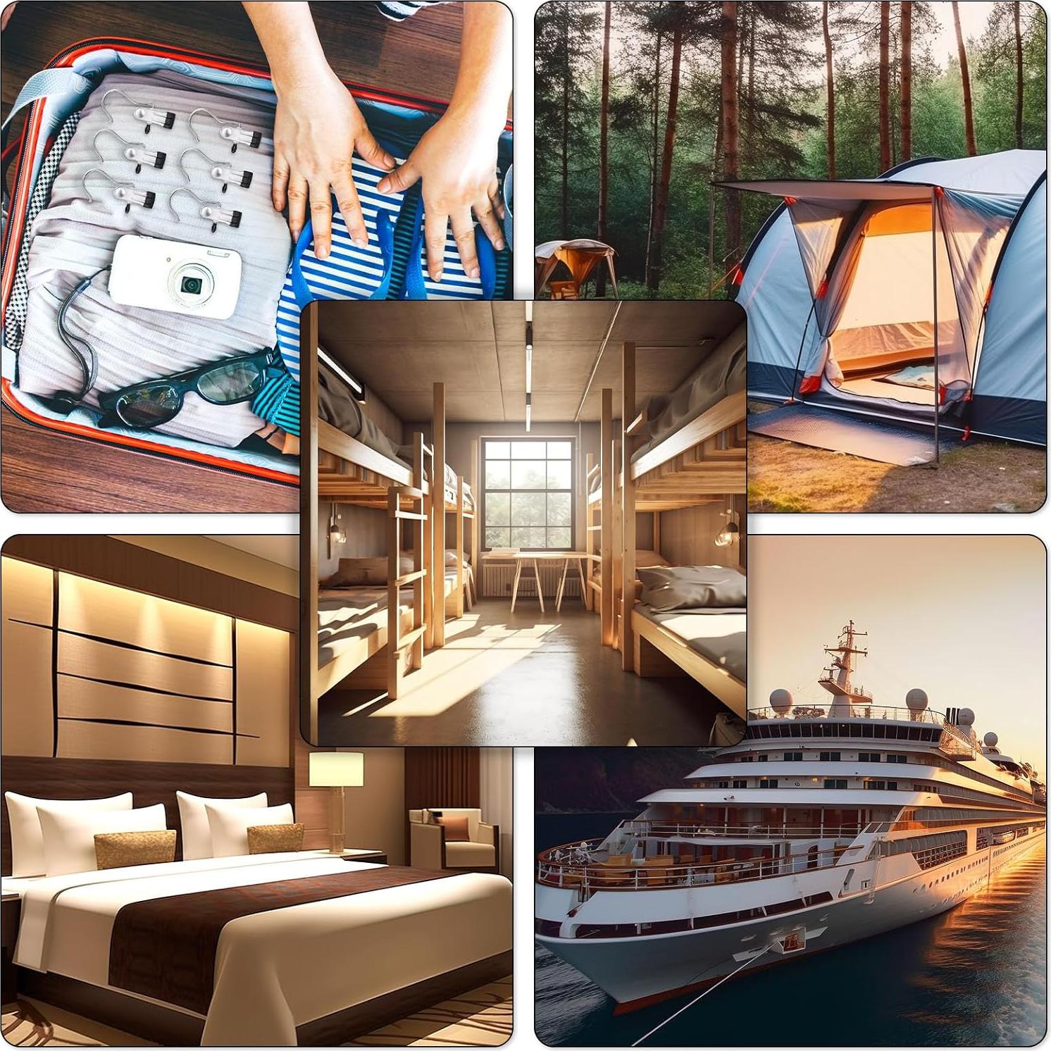 48 Clips para Colgar Botas Besslly - Organizador de Closet Negro