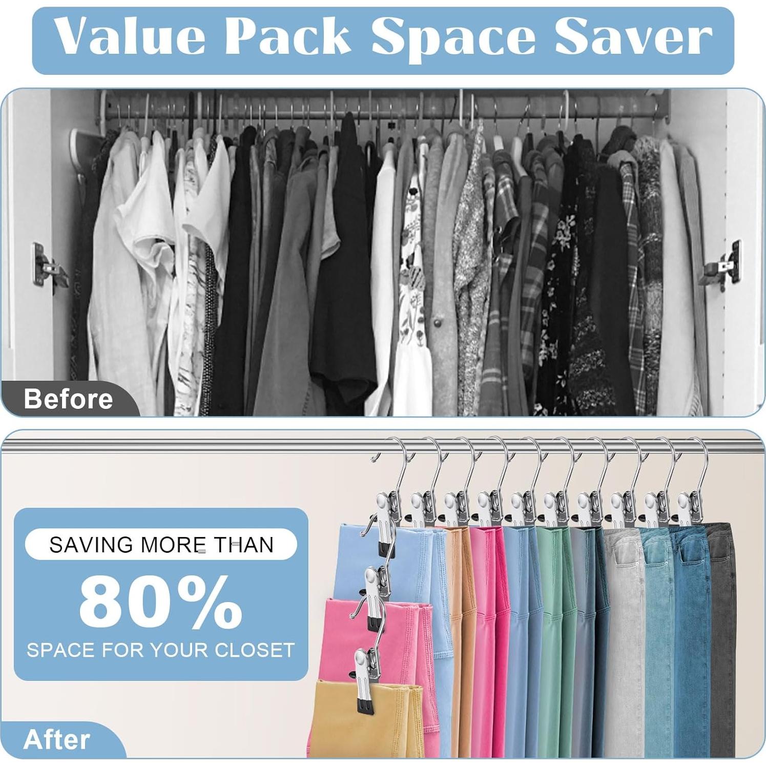 Ganchos para Botas Besslly - Clips de Acero Inoxidable (24 Unidades)