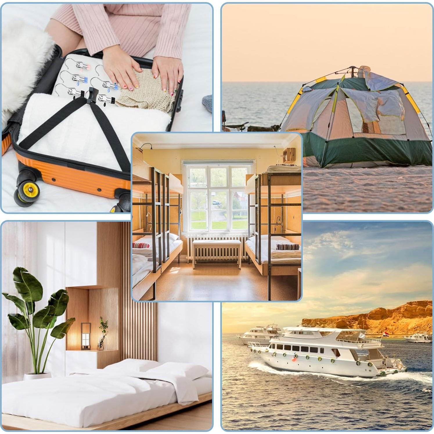 Ganchos para Botas Besslly - Clips de Acero Inoxidable (24 Unidades)