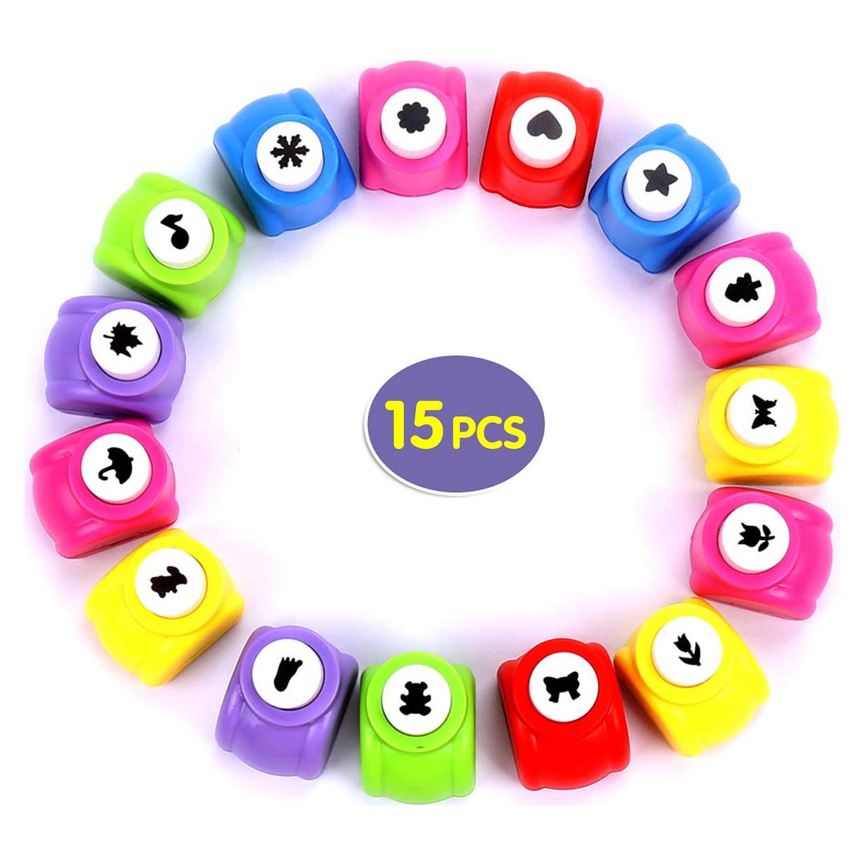 Set de 15 Perforadoras de Papel Flantor Mini para Manualidades