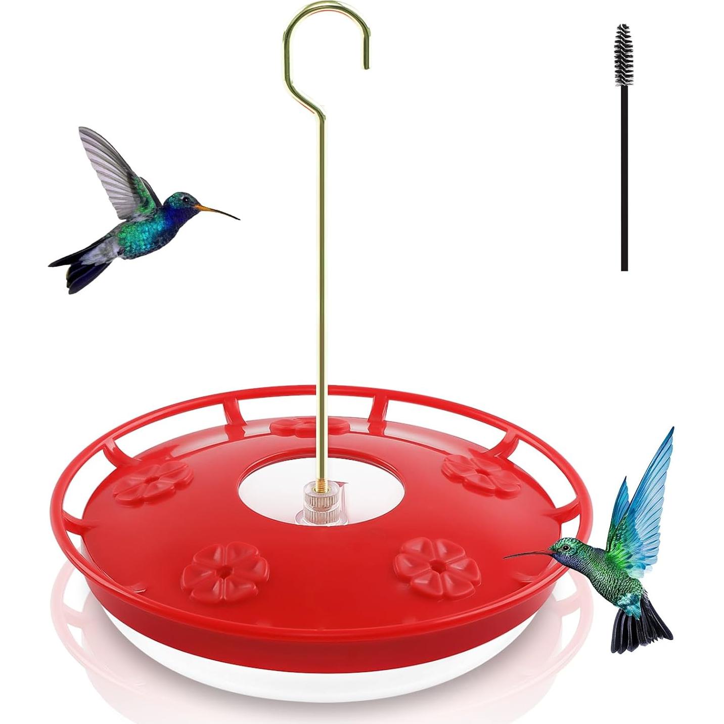 Alimentador de Colibríes Feed Garden 473 ml 5 Puertos Rojo