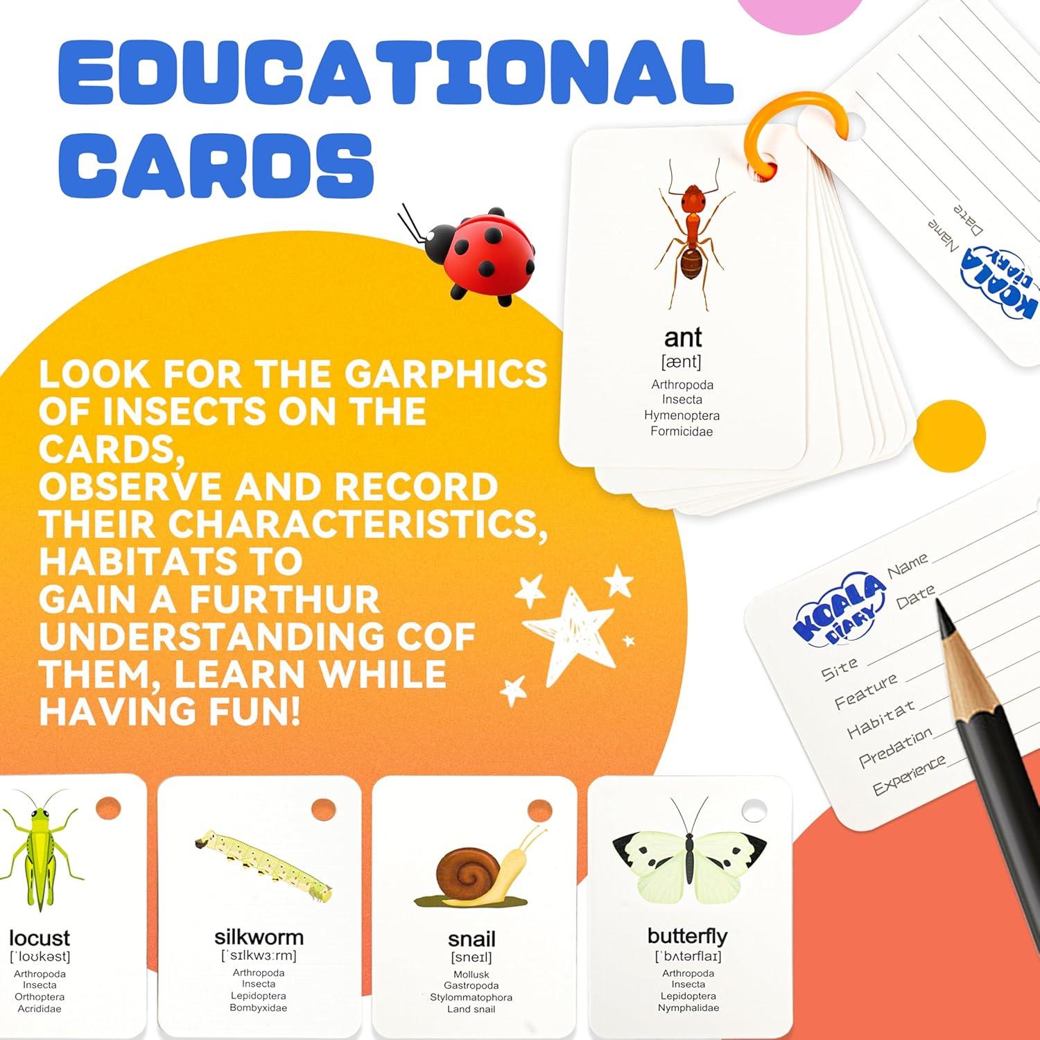 Kit de Explorador de Insectos SMILESSKIDDO 25 Piezas para Niños