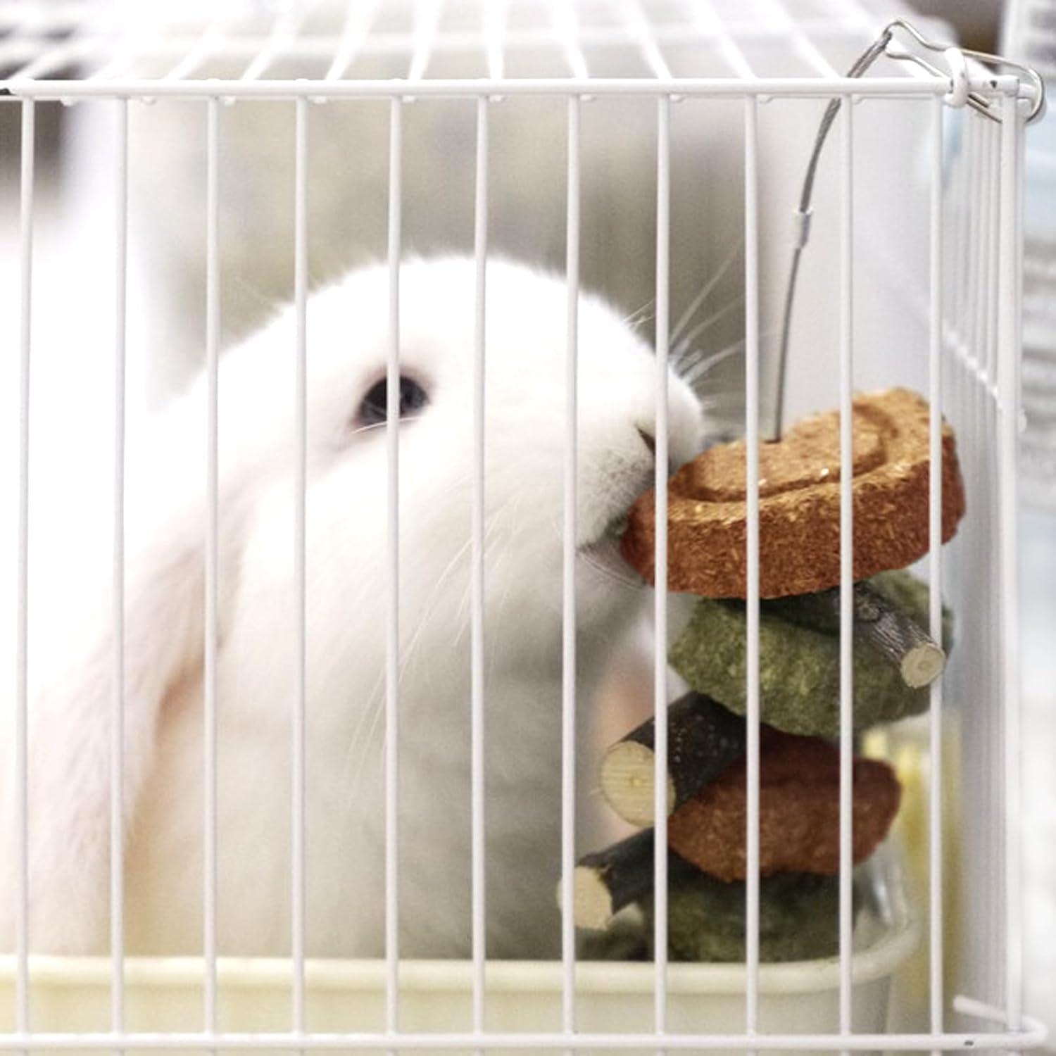 Juguetes de Masticar para Conejos MUYG - 4 Pcs Naturales