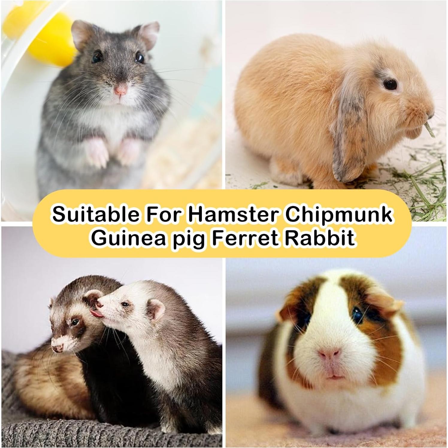 Juguetes de Masticar para Conejos MUYG - 4 Pcs Naturales