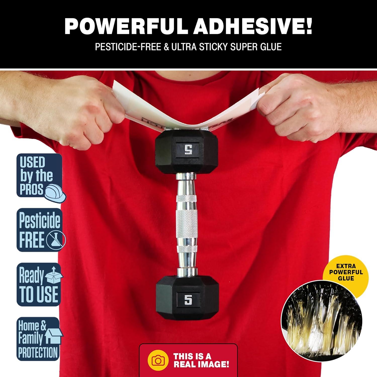 Trampa de Pegamento Catchmaster 72 Unidades para Ratones e Insectos