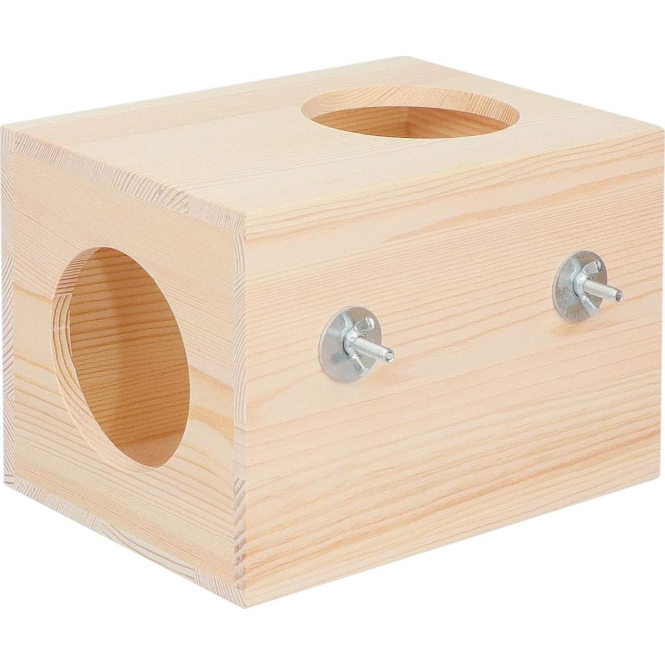 Refugio para Chinchilla Megawa de Madera Natural 22x16x16cm