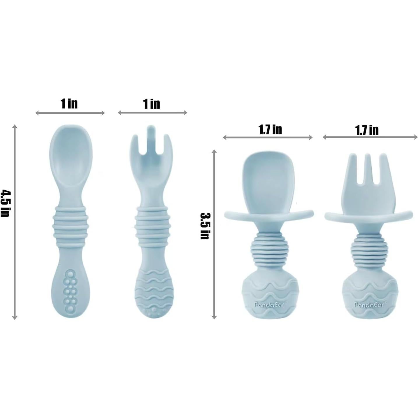 Conjunto de Alimentación de Silicona PandaEar 9 Piezas Bebés