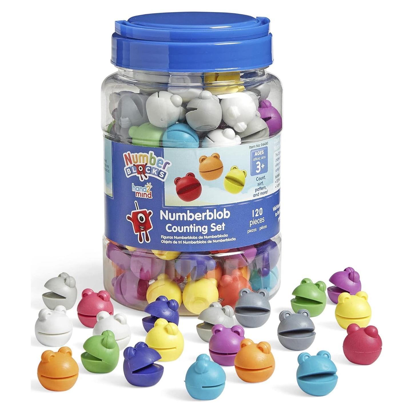 Set de Conteo Numberblob Hand2mind - 120 Piezas Educativas