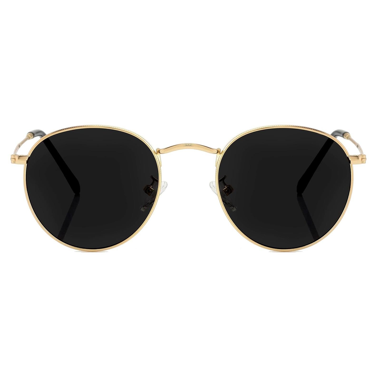 Gafas de sol polarizadas Kursan redondas metal 50mm espejo