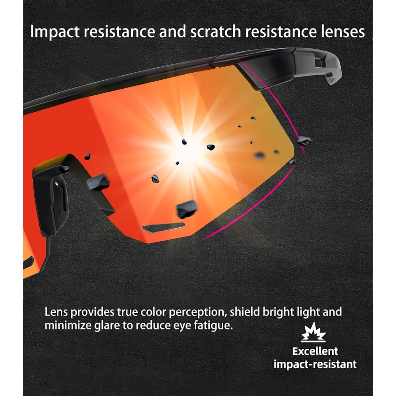 Gafas de sol deportivas dKargo UV400 polarizadas unisex