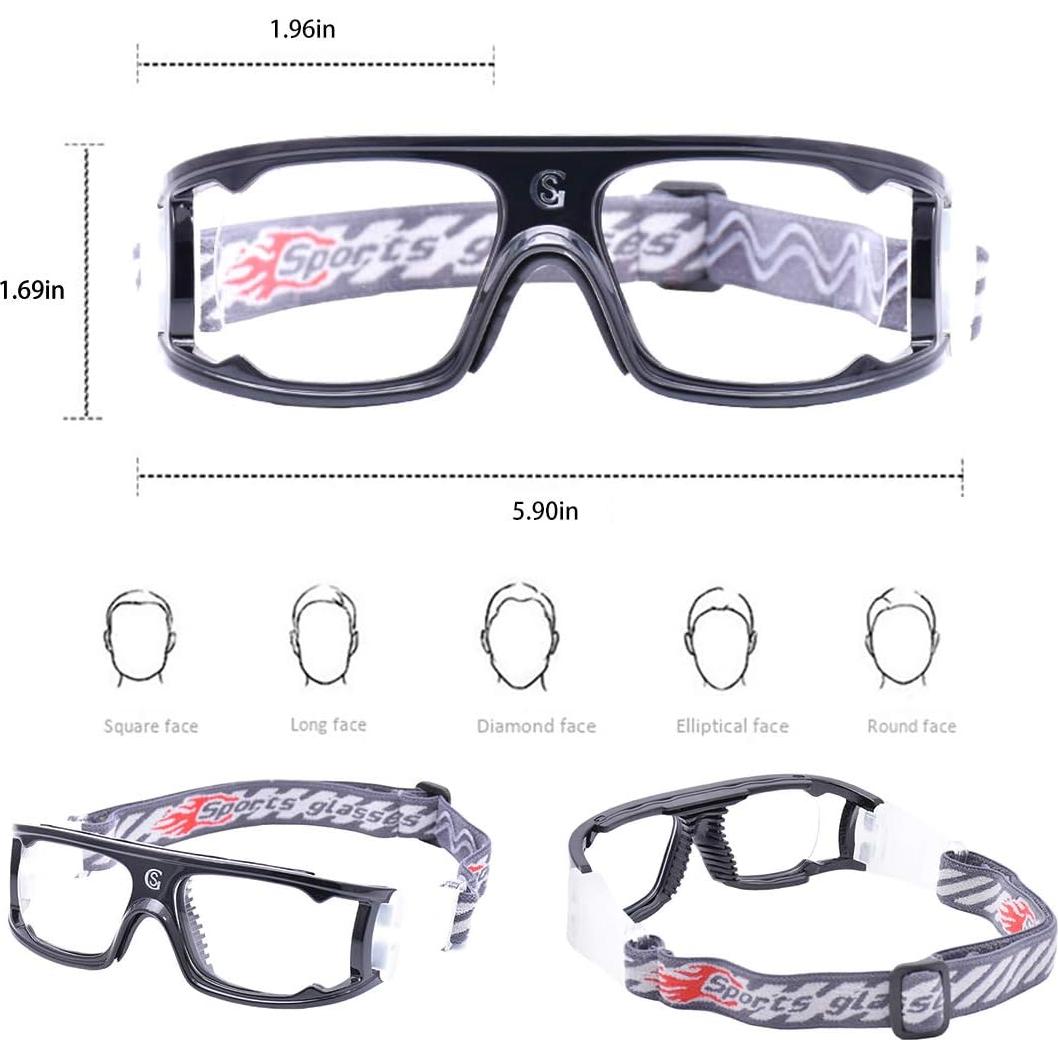 Gafas de baloncesto SooGree G8122 con protección anti-vaho