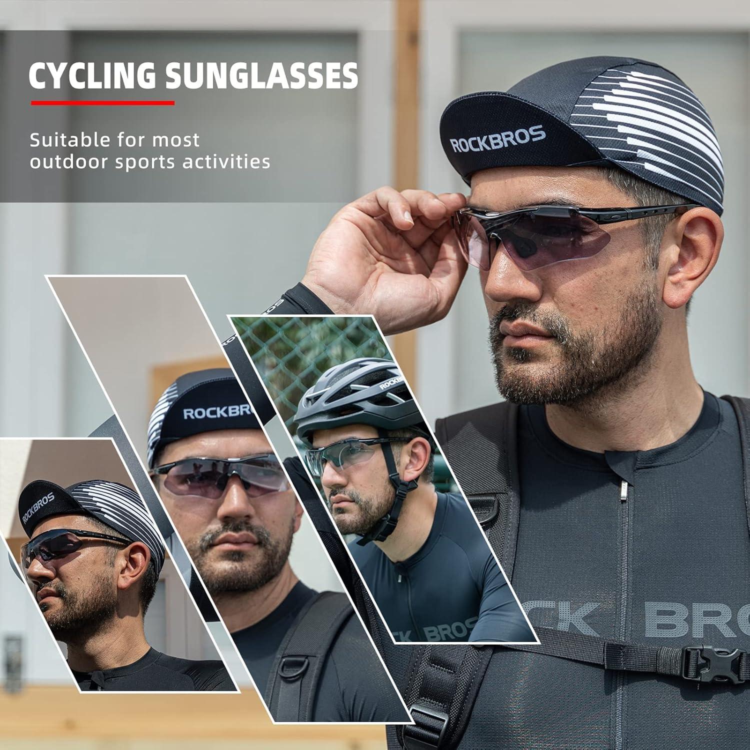 Gafas de Ciclismo ROCKBROS Fotoquímicas UV para Hombres y Mujeres