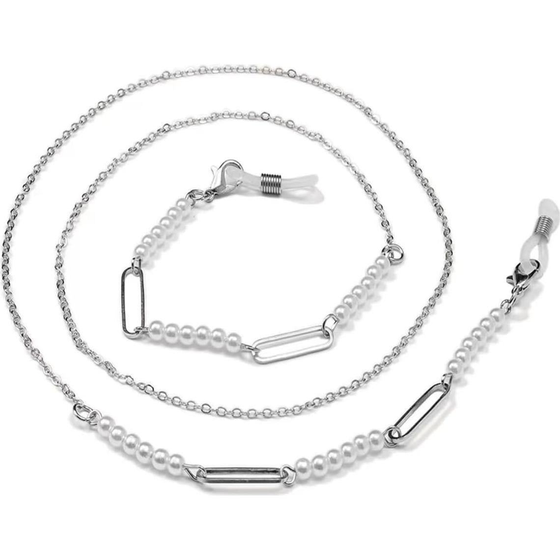 Cadena de Gafas con Cuentas - 3 Piezas Elegantes para Mujeres