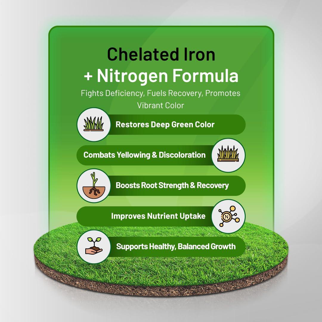 Concentrado de Hierro Líquido Quelado Covington 3.785 L - Suplemento para Plantas