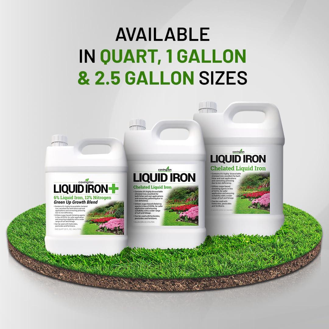 Concentrado de Hierro Líquido Quelado Covington 3.785 L - Suplemento para Plantas