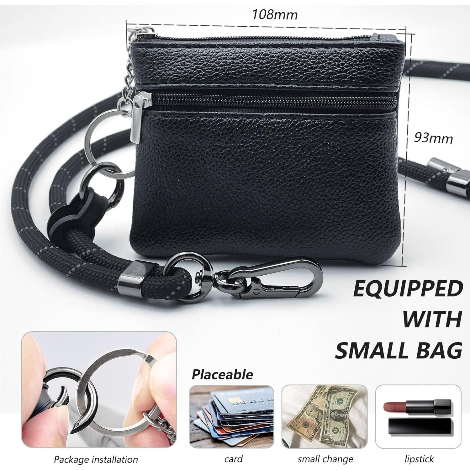 Correa para Teléfono Clip and Go con Bolsa Negra Ajustable