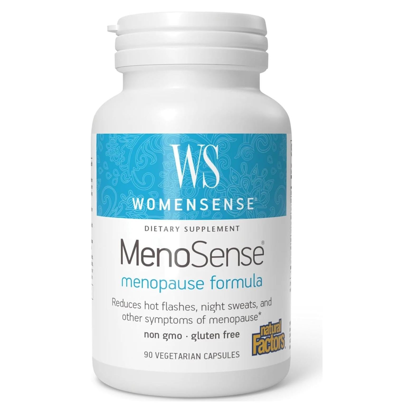 Natural Factors MenoSense 90 Veg-Cápsulas para Menopausia