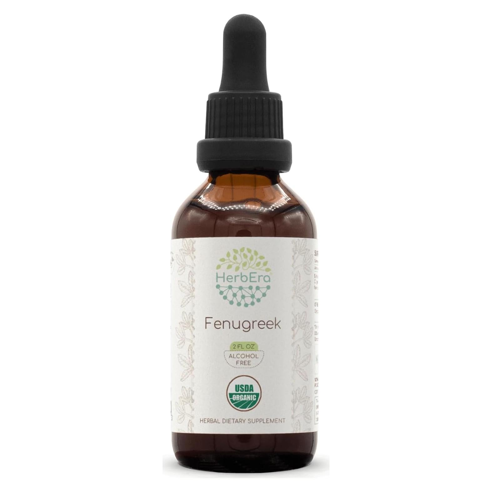 Tintura de Fenogreco Orgánico HerbEra 59 ml - Extracto Sin Alcohol