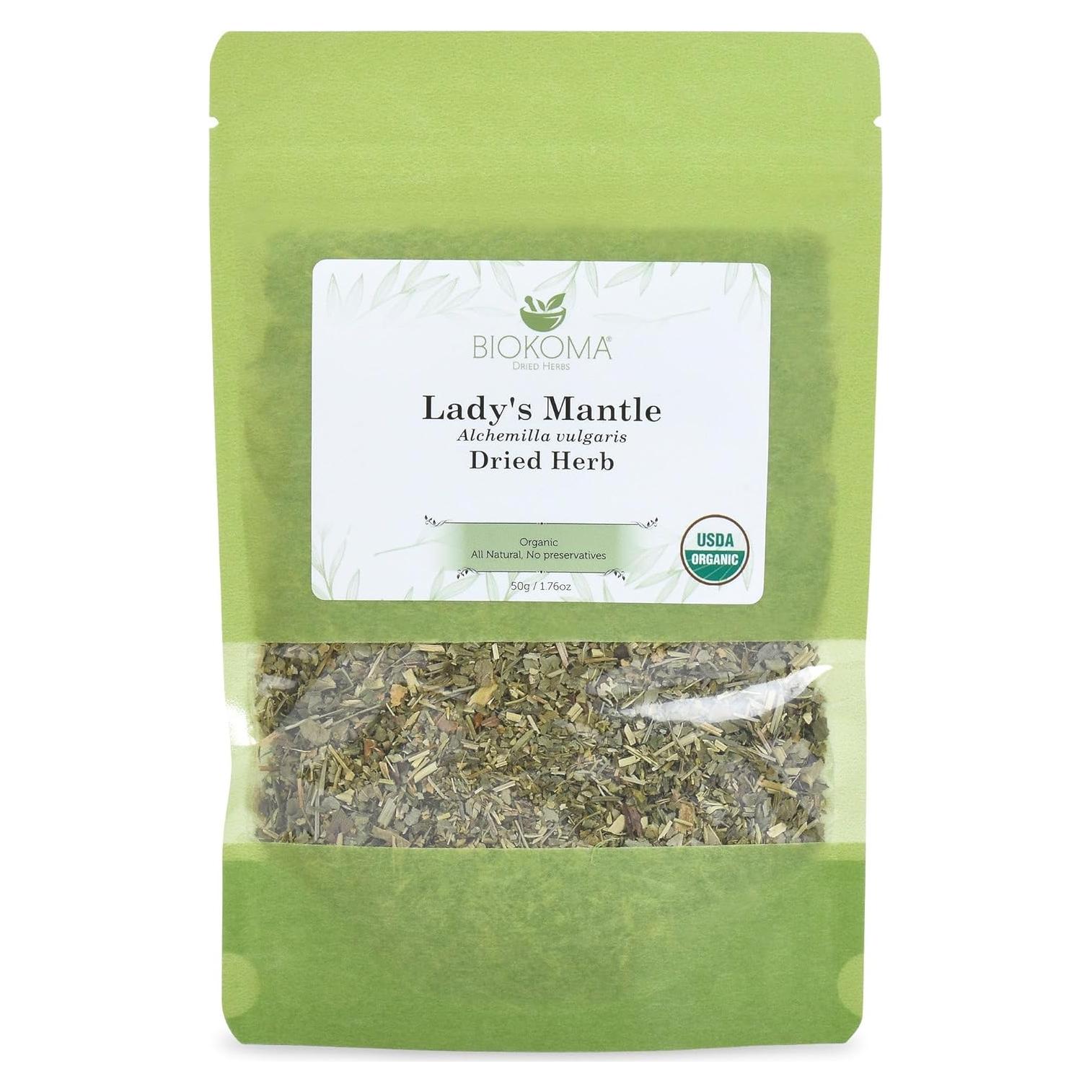 Alchemilla Dried Herb Biokoma 50g Orgánica Certificada USDA