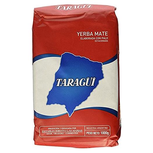 Yerba Mate Taragui Regular 1kg - Paquete de 10 Unidades