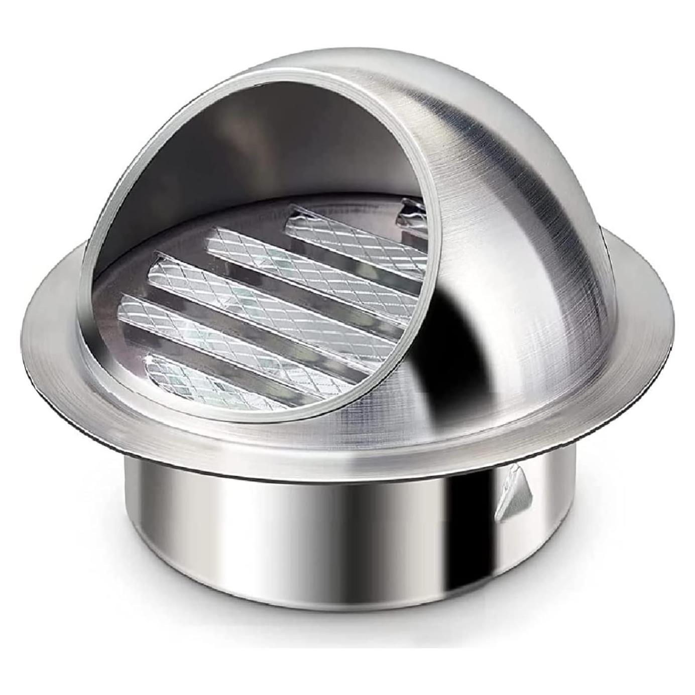 Campana de Ventilación Redonda Acero Inoxidable 50mm