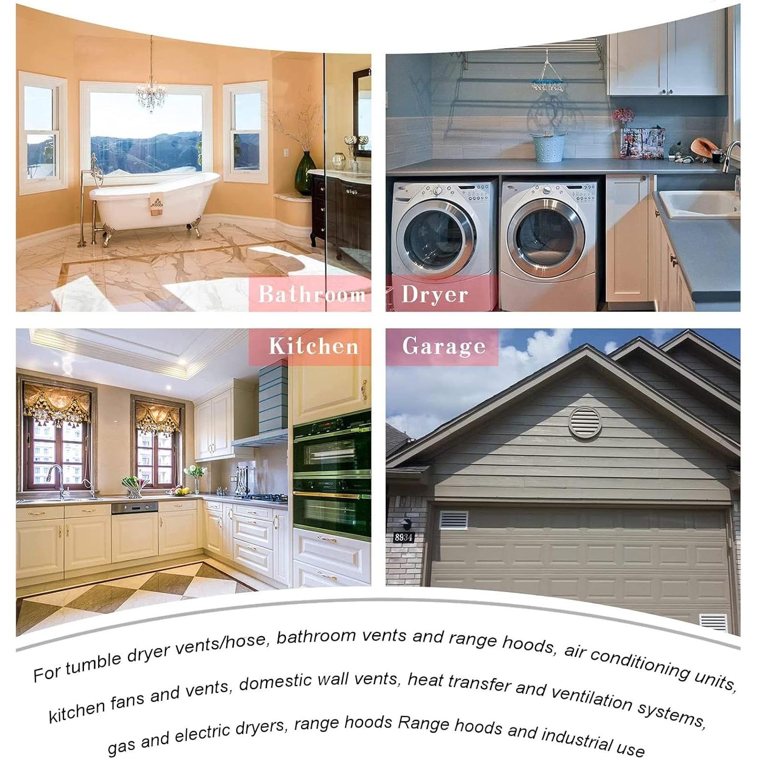 Campana de Ventilación Redonda Acero Inoxidable 50mm