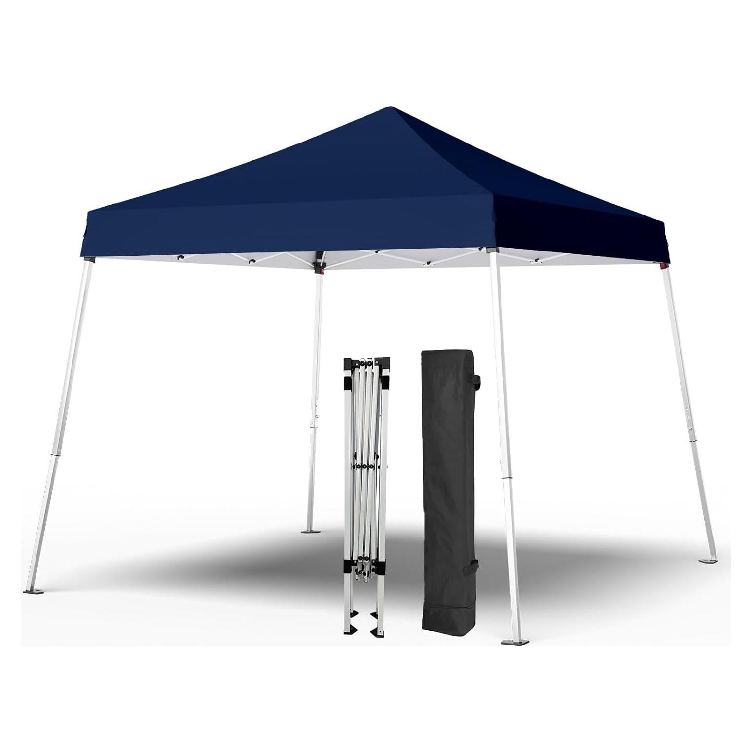 Carpa Plegable PHONWHON 2.44x2.44m Azul Marino Impermeable