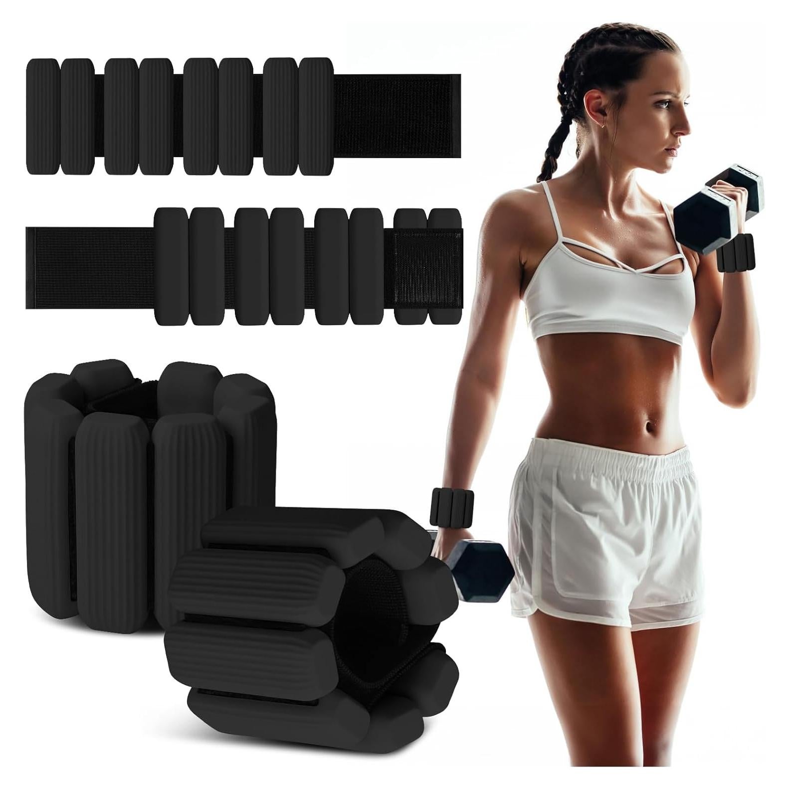 Conjunto de Pesas Ajustables para Muñeca y Tobillo MESUADESI 0.91 kg