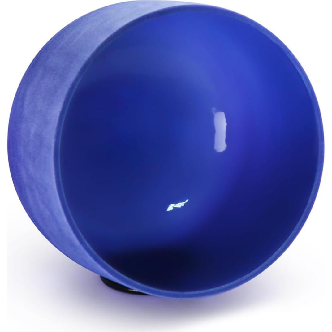 Cuenco de Canto de Cristal Hye-eun 20.32cm Nota A Índigo