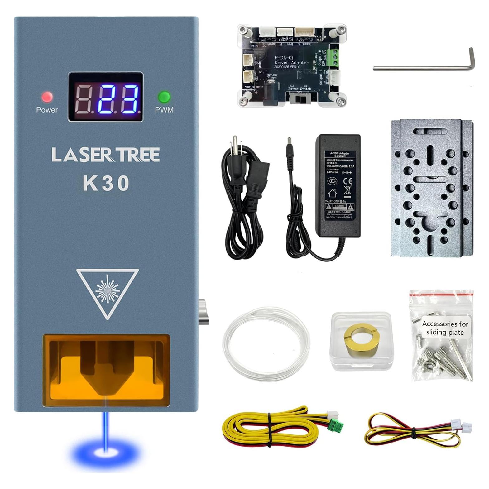 Módulo Láser LASER TREE K30 30000mW Cortador y Grabador