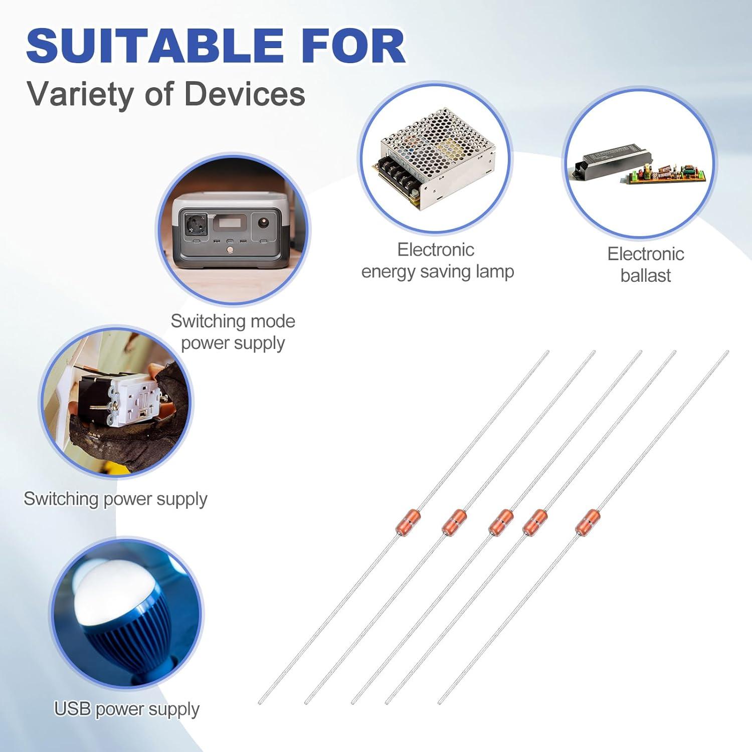 Termistores NTC MECCANIXITY 30 Pcs 10K-1% Vidrio