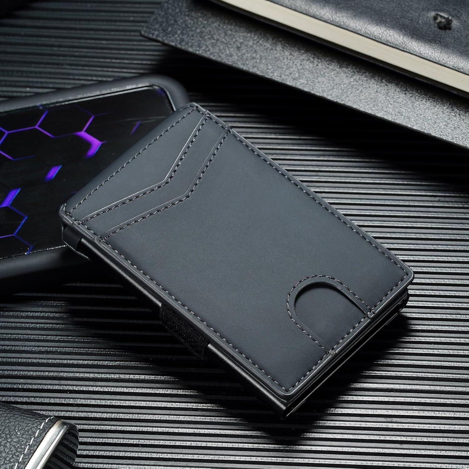 Cartera Inteligente Furid Minimalista para Hombres - Bloqueo RFID