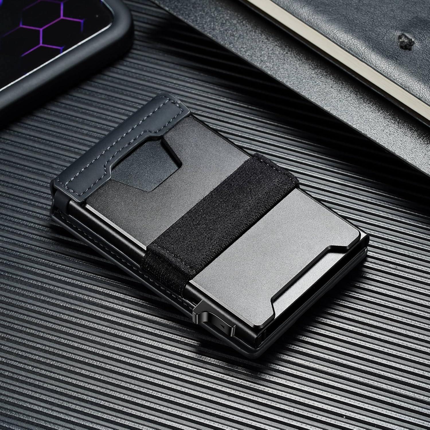 Cartera Inteligente Furid Minimalista para Hombres - Bloqueo RFID