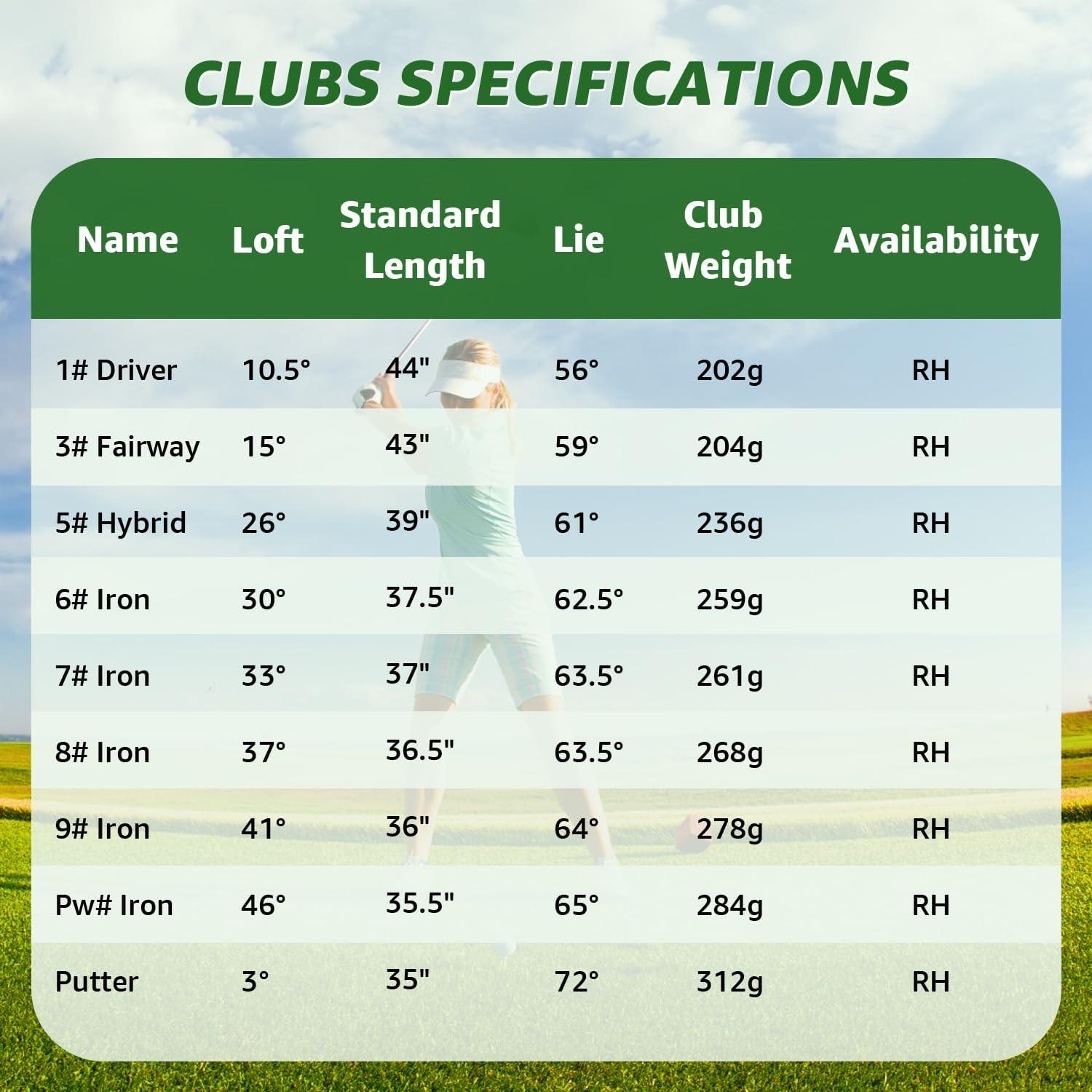 Juego de Golf Completo XDriveMax 10 Piezas Rosa