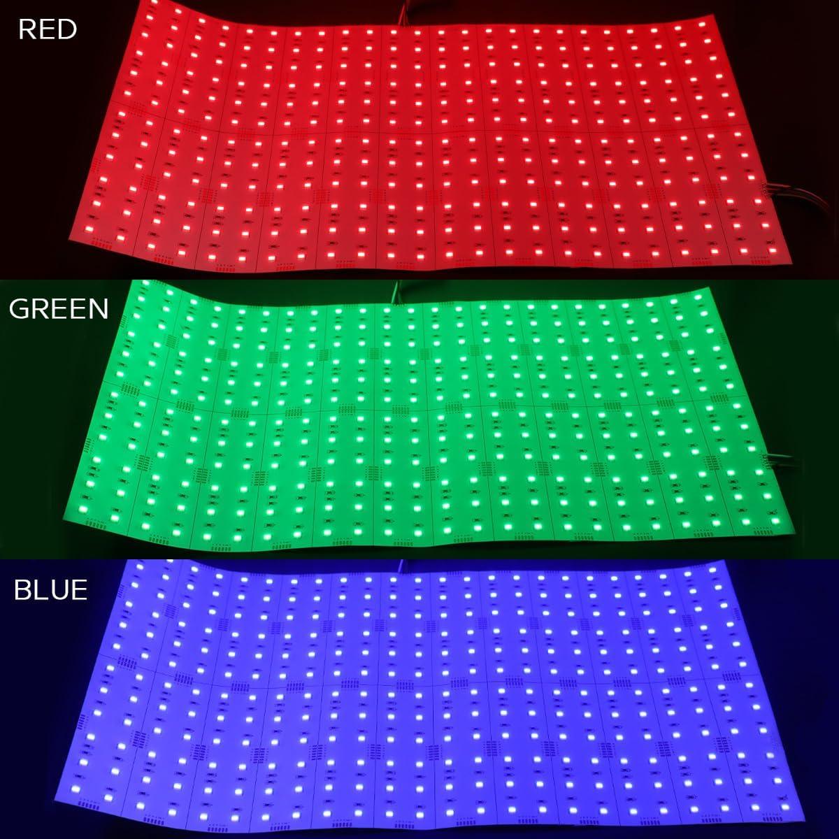 Hoja LED Flexible RGBCCT 24V 60W 19x9.5" Ultra Delgado