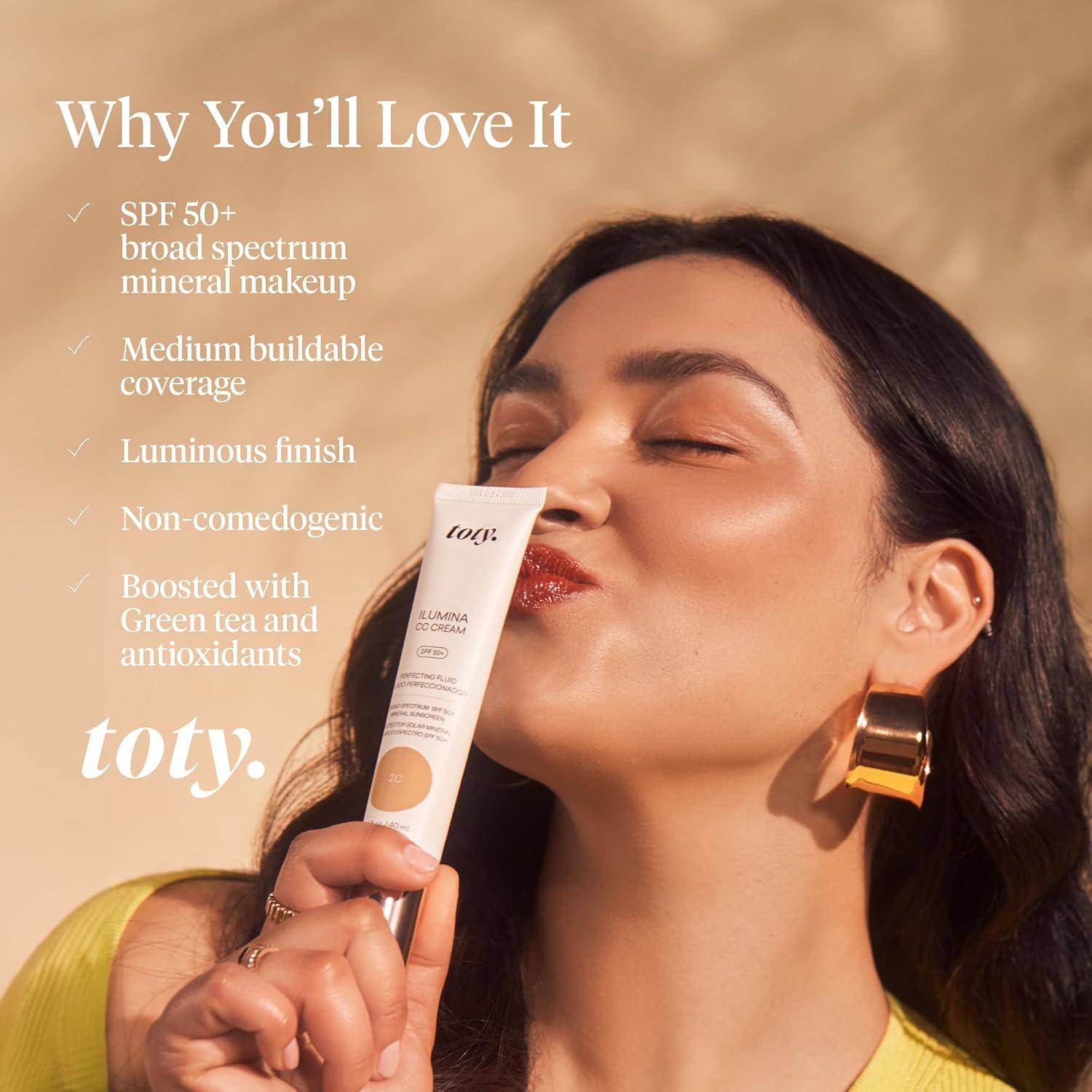 Crema CC Ilumina Toty por Sofia Vergara SPF 50+ 1C Nude Marfil