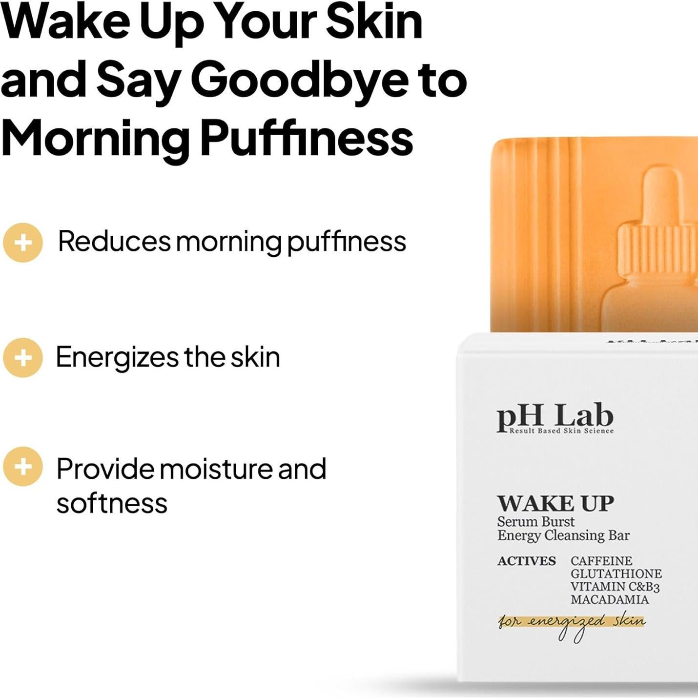 Barra de Limpieza Energizante Wake Up Inova 50g con Cafeína