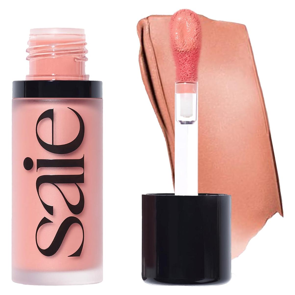 Rubor Líquido Hidratante Saie Dew Blush 11.34 g - Rosado