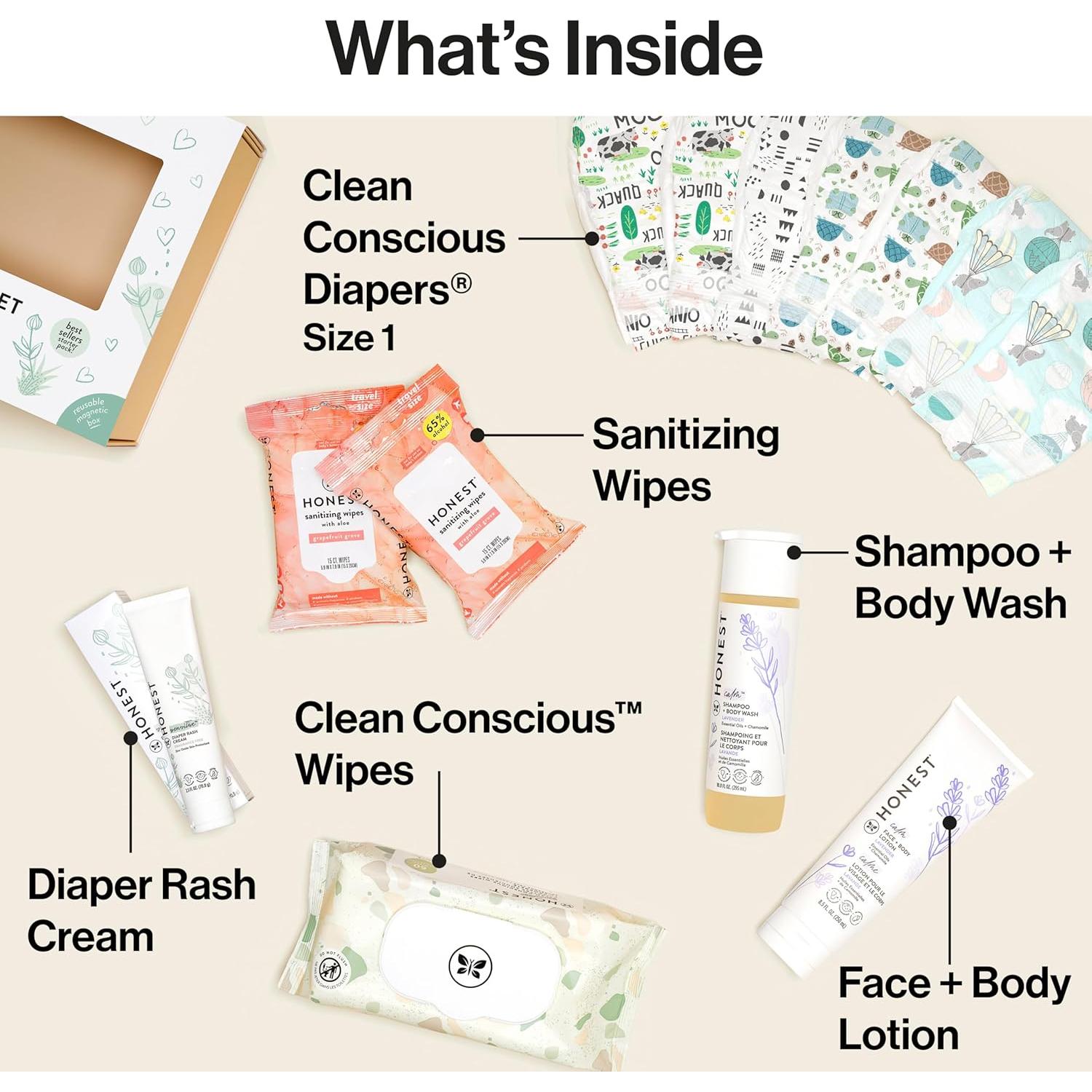 Conjunto de Regalo de Llegada The Honest para Bebé - Esenciales