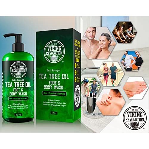 Jabón de Ducha Natural Viking Revolution 355 ml - Árbol de Té