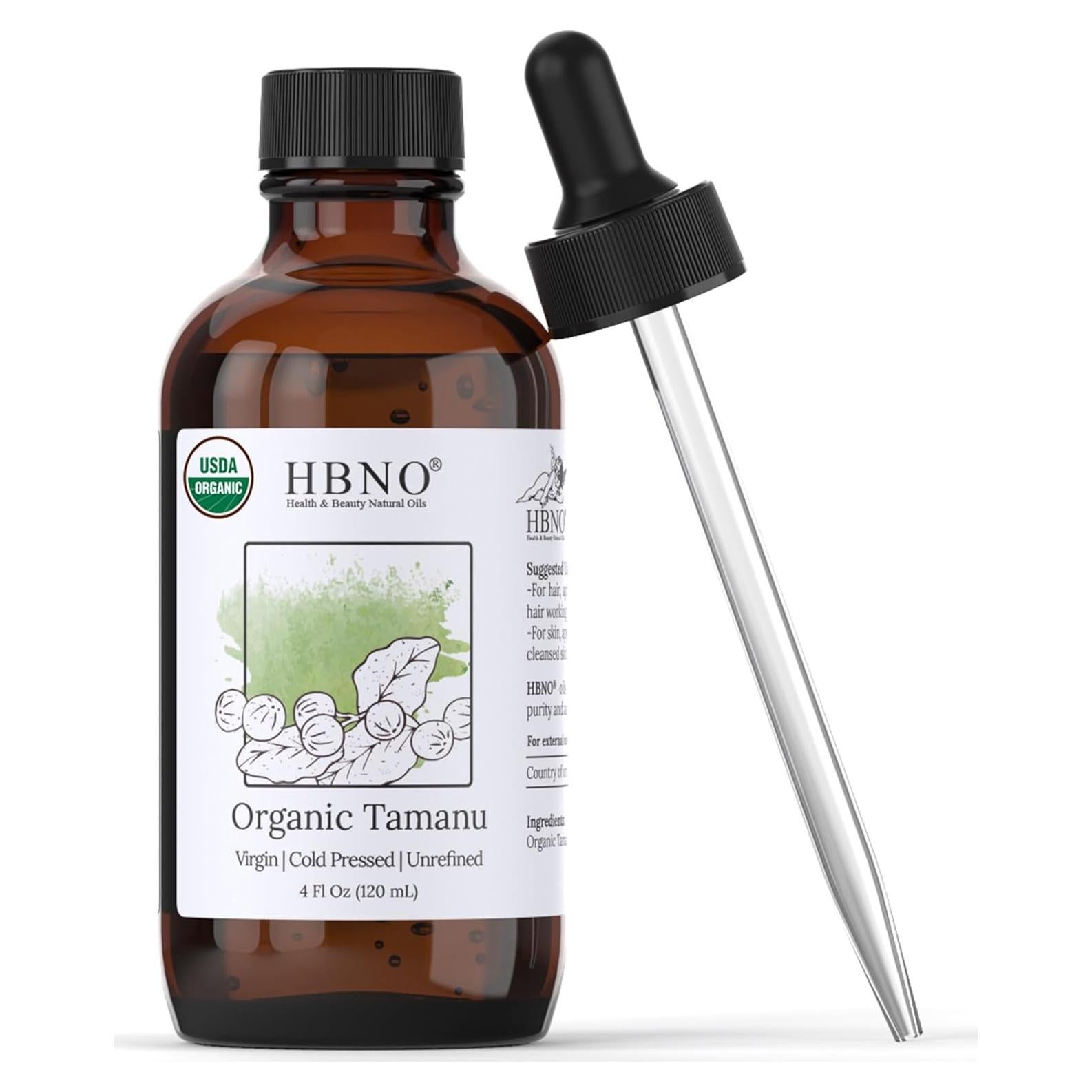 Aceite de Tamanu Orgánico HBNO 120ml Prensado en Frío