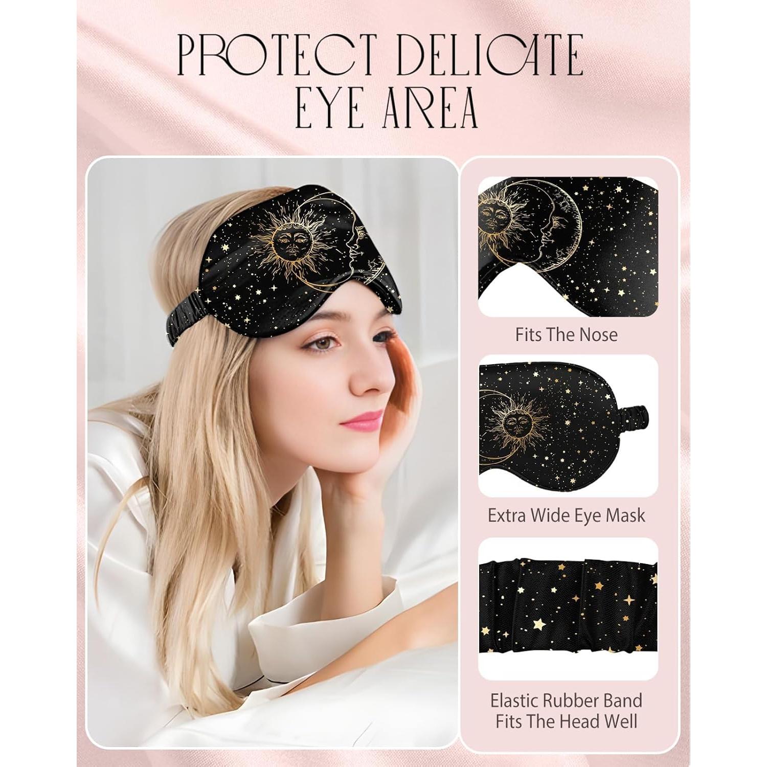 Funda de Almohada de Seda Miss Adola Estándar 66x51cm Negro